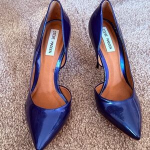 Steve Madden - Blue patent heels